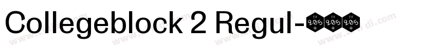Collegeblock 2 Regul字体转换